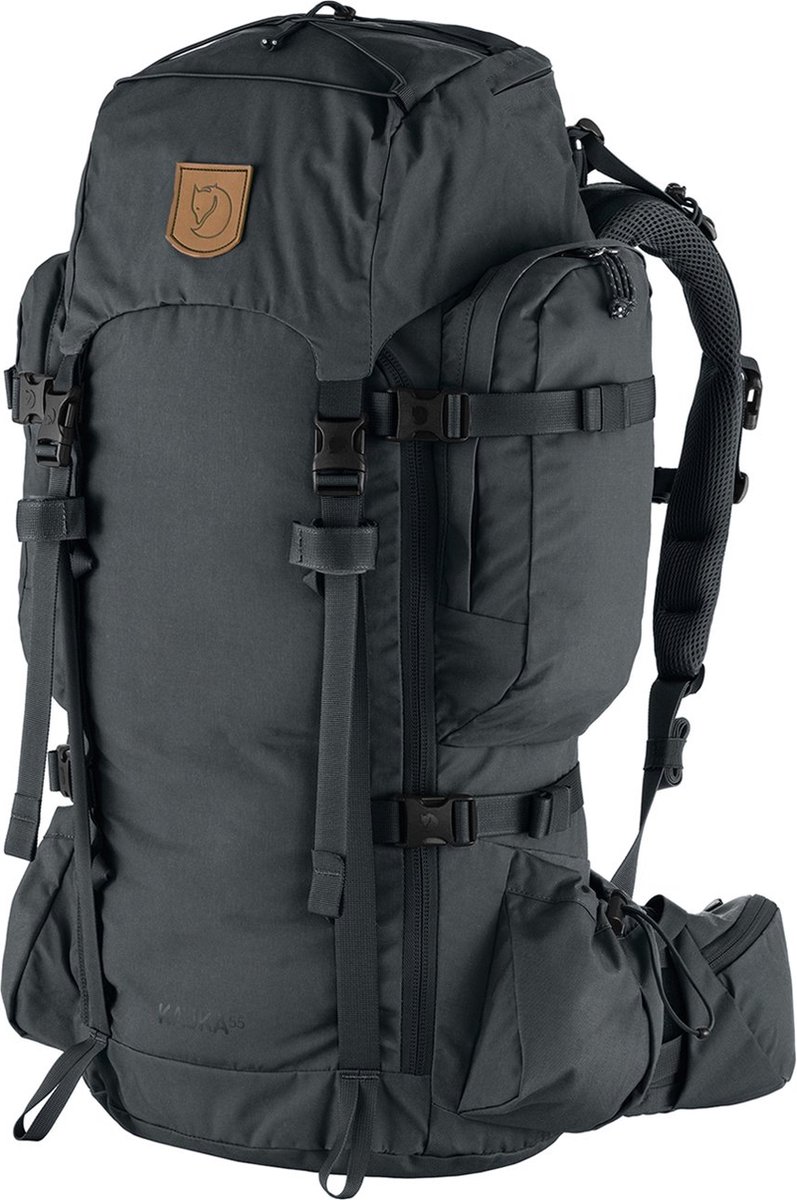 Bol.com Fjällräven Trekkingrugzak Rugzak Singi Kajka 55 M / L Backpack Coal Black Zwart aanbieding