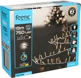 Feeric Lights & Christmas - Lichtcluster - 750 LED - Warm - Wit - 19 m