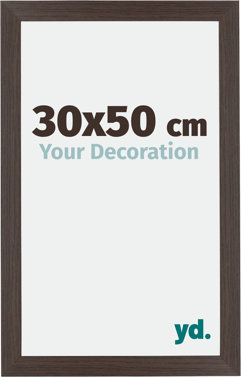 yd. Your Decoration - Fotolijst 30x50 cm - MDF - Eiken Donker - Mura