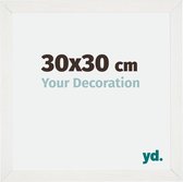 Cadre Photo Mura Your Decoration - 30x30cm - Wit Essuyé