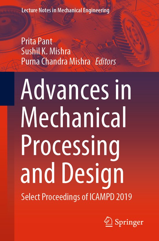 Advances in Mechanical Processing and Design - cover