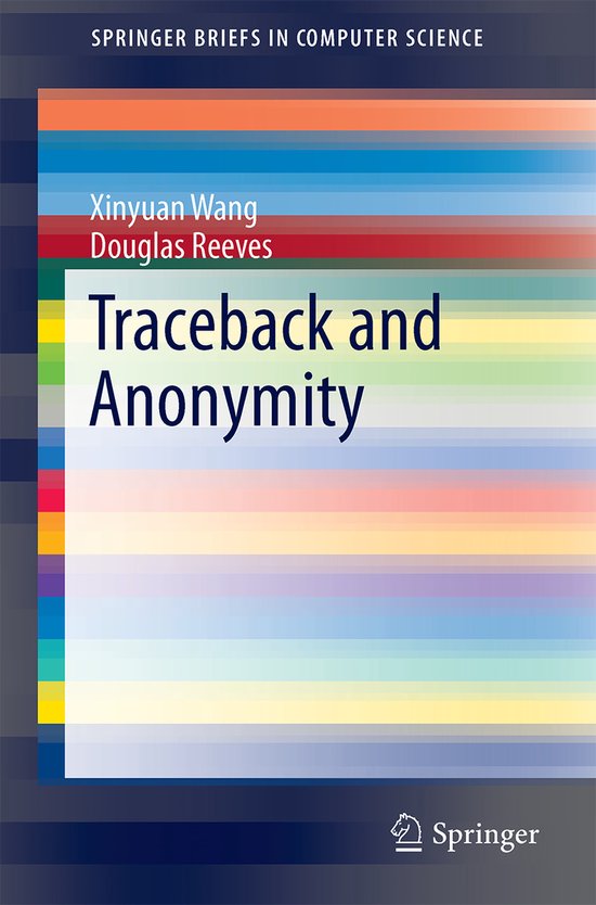 Traceback and Anonymity - cover