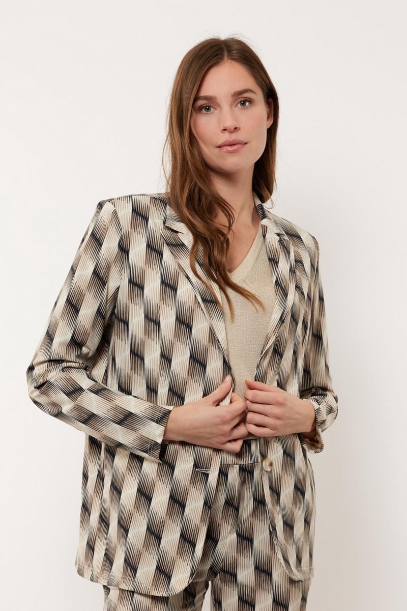 G-maxx - Becky Blazer 24VYG07 Zand/Sahara - Maat : XS