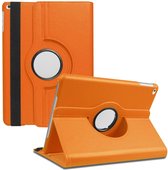 Draaibare Bookcase - Geschikt voor iPad Hoes 7e, 8e, 9e Generatie -10.2 inch (2019,2020,2021) - Oranje