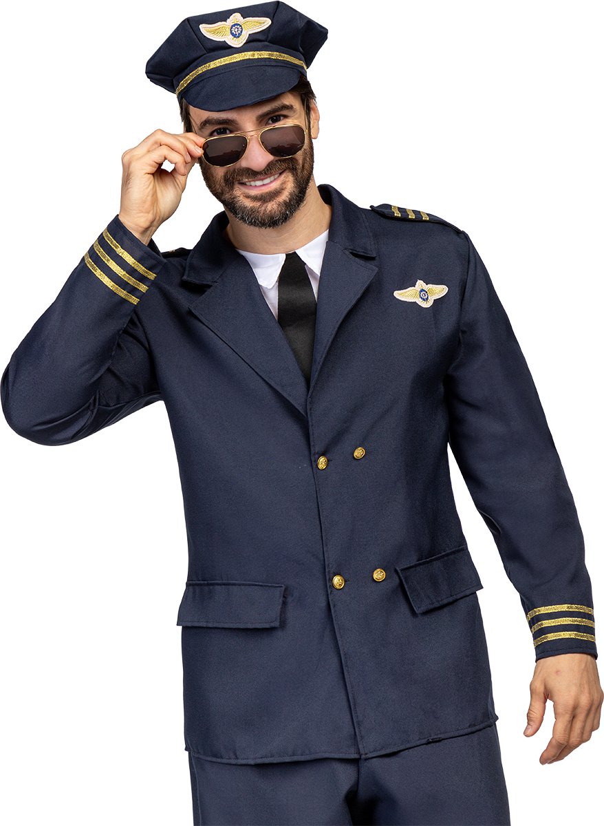 Funidelia | Top Gun piloten kostuum voor vrouwen Piloot, Aviator, Beroepen - Kostuum voor Volwassenen Accessoire verkleedkleding en rekwisieten voor Halloween, carnaval & feesten - Maat L