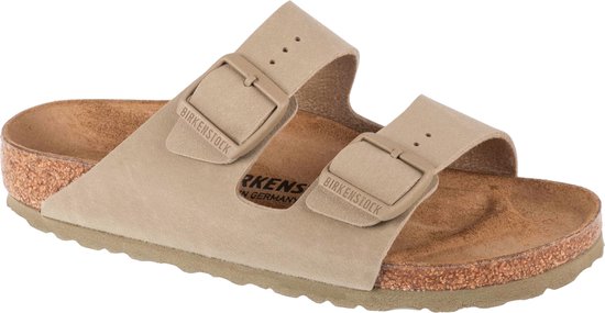 Birkenstock -Dames - kaki/camouflage - slippers & muiltjes - maat 36