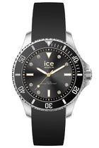 Ice Watch ICE steel - Black gold 020367 Horloge - Siliconen - Zwart - Ø 35 mm