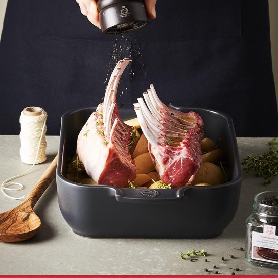 Peugeot Appolia rechthoekige ovenschaal 40cm Leisteen
