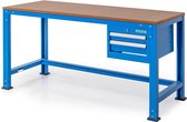 Huvema - Werktafel 170 x 70 cm met MDF werkblad - BL 2D, 1700x700x850 WB