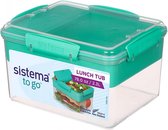 Sistema Lunchbox met 4 compartimenten Lunch Tub 2.3L - Transparant Paars