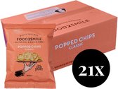 Popped Chips Classic 21x25 - Food2Smile - Naturel Chips uitdeelzakken - Glutenvrije producten - Snackbox - Traktatie uitdeelzakjes