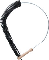 Lange flexibele radiatorborstel - Verwarming schrobborstel Geitenhaar - 115 cm