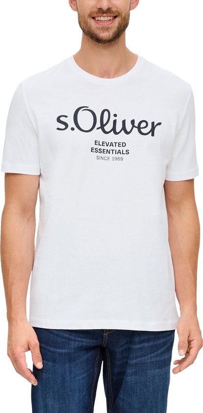S'Oliver Men-T-shirt--54D1 Blue-Maat 3XL