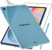 ebestStar - Hoes voor Samsung Galaxy Tab S6 Lite 10.4 P610 P615 (2022, 2020), Back Cover, Beschermhoes anti-luchtbellen hoesje, Transparant + Gehard Glas