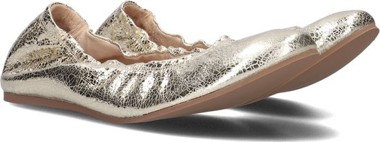 LINA LOCCHI Dames Ballerina's L1396 Goud - Maat 40