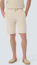 No Excess Mannen Zachte Badstof Herenshort Met Elastische Tailleband En Koord Donker Beige S