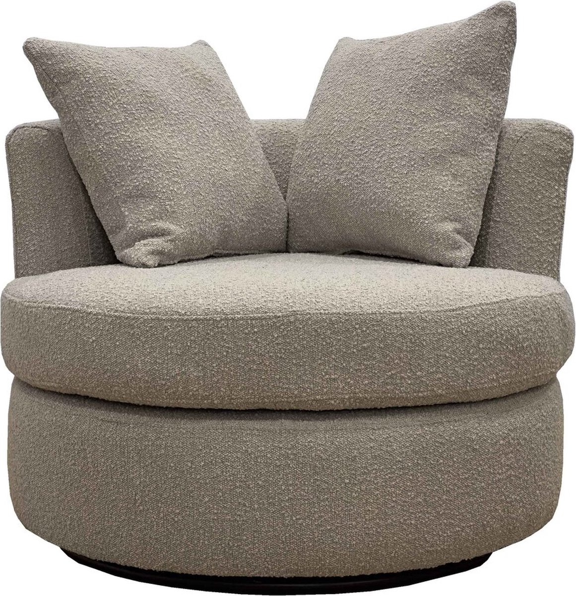 Giga Meubel Fauteuil Thony - Metaal/Schuimstof/Grenen - Taupe