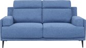 2-Zits Bank Blauw - Metaal/Polyester - 168x90x92cm - Amsterdam