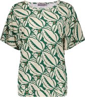 Geisha T-shirt T Shirt Met Print 32416 20 Forest Green/sand Combi Dames Maat - XL