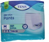 TENA Proskin Pants super - Medium, 12 stuks . Voordeelbundel met 10 verpakkingen