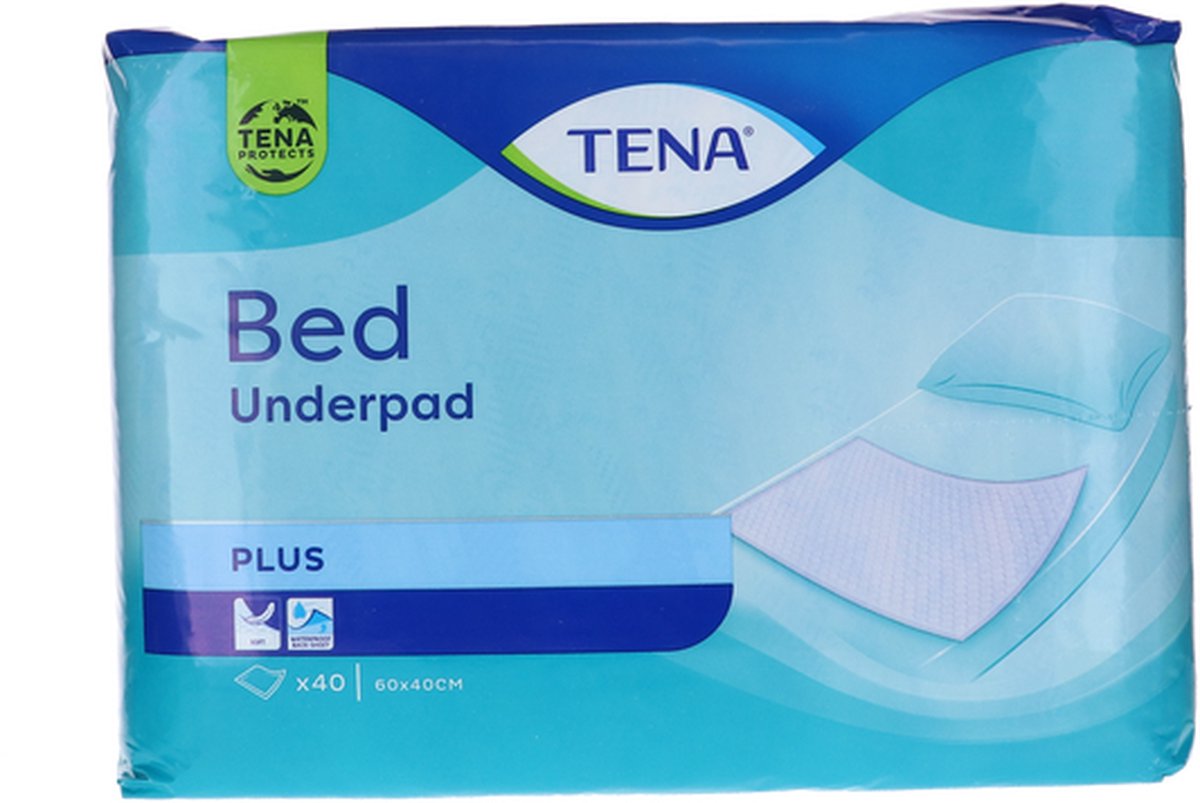 Goedkoopste TENA Bed Plus onderlegger 40 x 60 cm, 40 stuks . Voordeelbundel met 7 verpakkingen