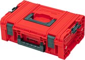 Qbrick System PRO Technik Case 2.0 RED ULTRA HD Op maat gemaakte gereedschapskoffer 450 x 332 x 171 mm 12 l stapelbaar IP54 met legbord