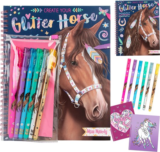 Livre De Coloriage Depesche 'Horses Dreams' - Avec Autocollants - Occasion - Pour Enfants