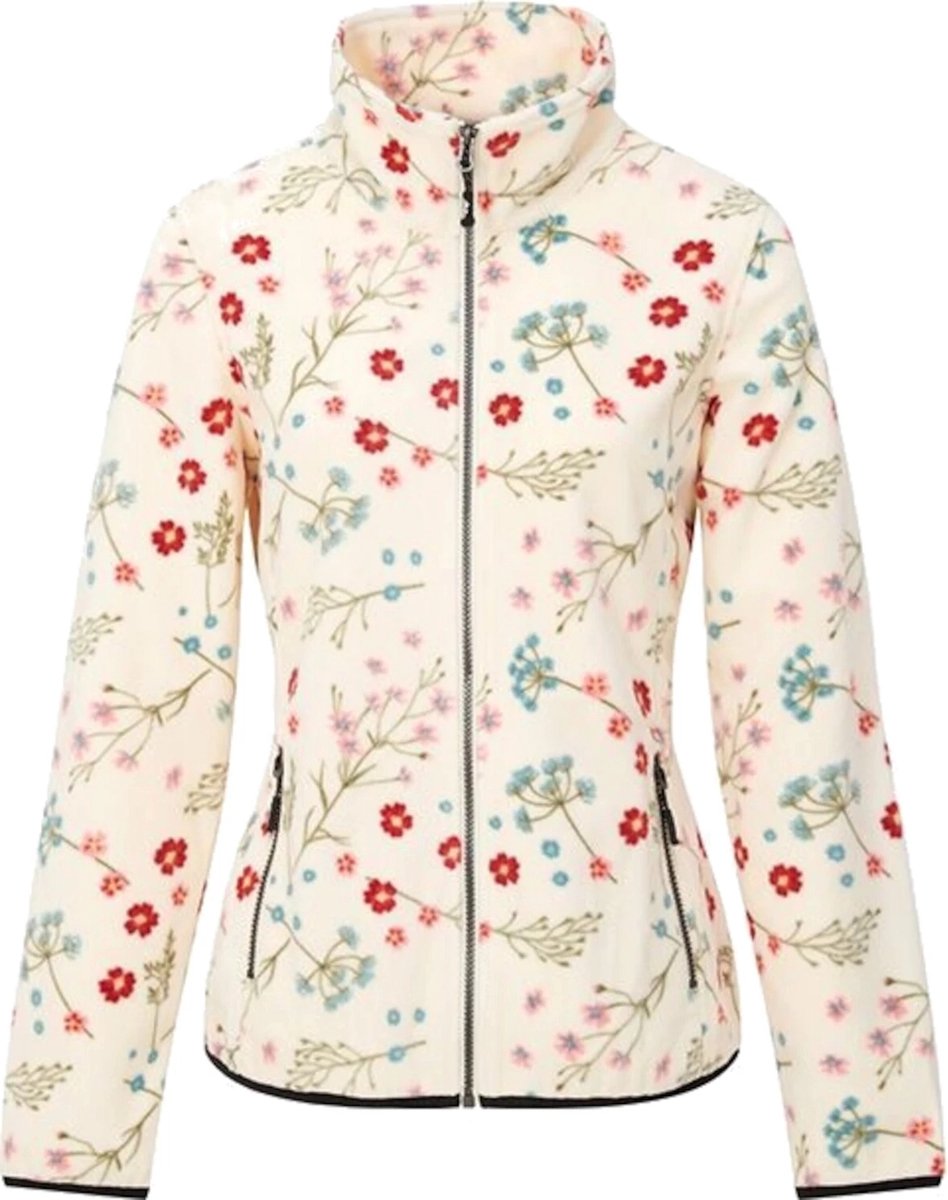 Nordberg Floor Fleece Vest - Dames - Off White Melange - Maat L