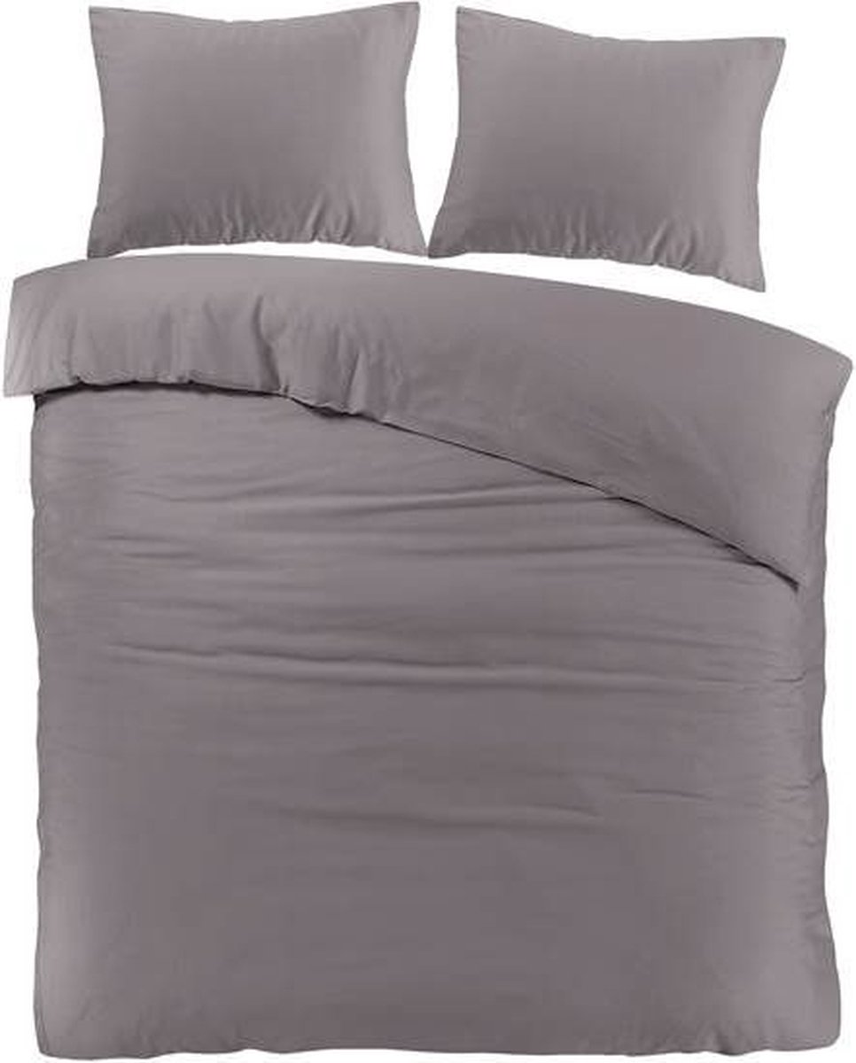 Papillon Juliette Dekbedovertrek - Lits-jumeaux - 240x200/220 cm - Grey
