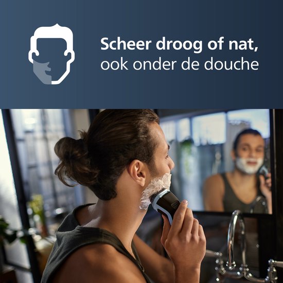 Philips Shaver 3000X Series X3003/00 - Elektrisch scheerapparaat – met trimmer – mannen - Blauw