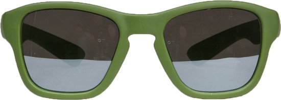 Melleson Eyewear - Kinderzonnebril Dani 3-7 jaar - maat M - Mosgroen met spiegelcoating glazen van Melleson Eyewear — afbeelding 3