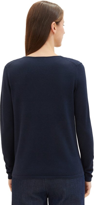 Tom Tailor Dames-Pull--10360 Real Navy-Maat S