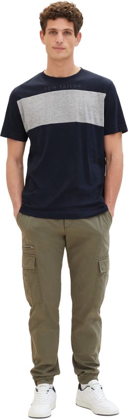 Tom Tailor Men-T-shirt--10668 Sky Capta-Maat S