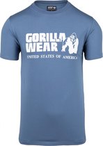 Gorilla Wear Classic T-shirt - Coronet Blauw - S