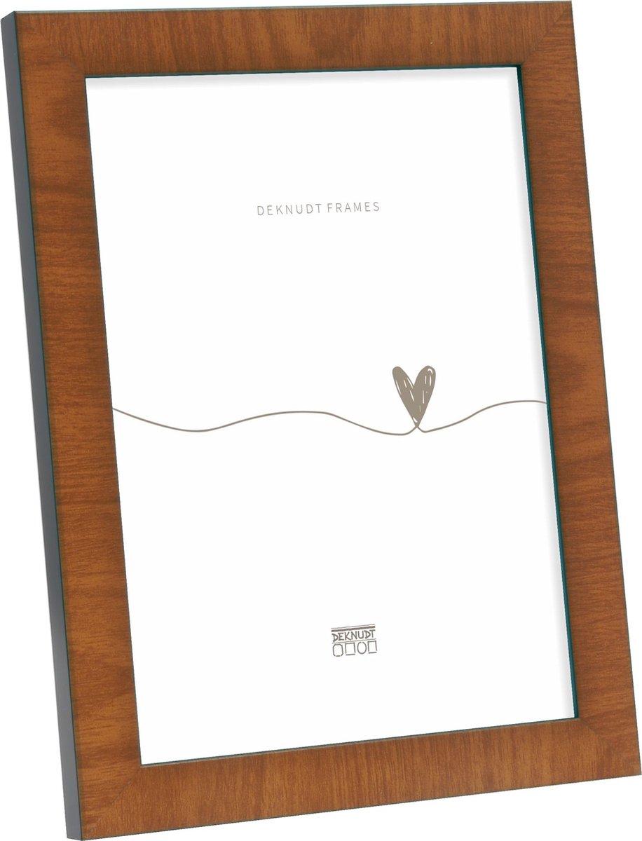 Deknudt Frames fotolijst S47EG3 - wortelhout met zwart - 20x30 cm licht wortelhout