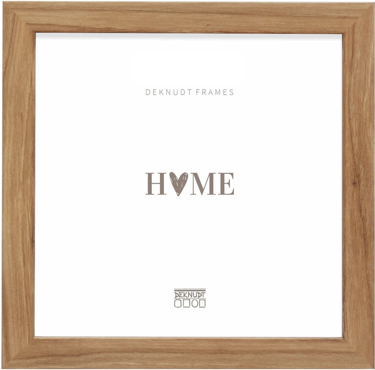 Deknudt Frames fotolijst - S45SH2 - houtkleur - fotomaat: 50x50 cm donker bruin