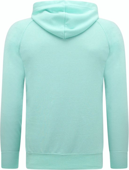 Hoodie Heren met Rits - Trainingsvest Heren - Sportvest - Mint Groen