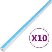 vidaXL-Chemin de câbles-Auto-adhésif-20x10-mm-10-m-PVC