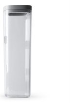 Qualy - Voorraadpot Voedselcontainer 2L “PINTO Storage Jar” W100 x L100 x H320 mm 428 gr Grijs