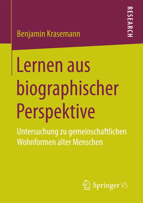 Lernen aus biographischer Perspektive - cover