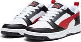 PUMA Puma Rebound V6 Lo Jr Unisex Sneakers - PUMA White-For All Time Red-PUMA Black - Maat 38