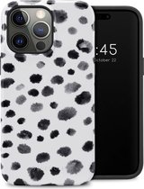 Selencia Hoesje Geschikt voor iPhone 14 Pro Max Hoesje - Selencia Vivid Backcover - Trendy Leopard
