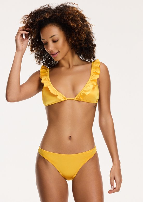 Shiwi Bikini set BOBBY TRIANGLE SET RUFFLE - shiny yellow - 42