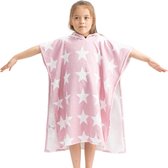 Kinder- en babybadponcho - Ponchohanddoek voor strandzwembad - Surfponcho met capuchon - Badjas voor baby's, jongens en meisjes
