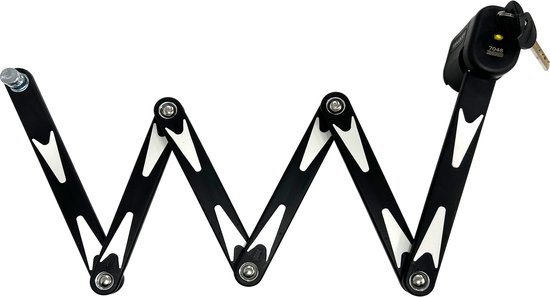 TopLock Vouwslot - ART 2 Keurmerk - Fietsslot van Gehard Staal - Slot voor Electrische Fietsen en Fatbike - Met Houder - 95 cm — afbeelding 5