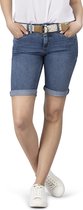 DENIMFY Dames Short Broeken DFLena regular/straight Fit Blauw Volwassenen