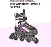Hudora Inline Skates 29-32 Zwart/Roze