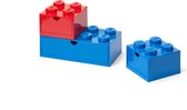 Lego - Opbergbox Bureaulade Brick Color Set van 3 Stuks - Kunststof - Multicolor