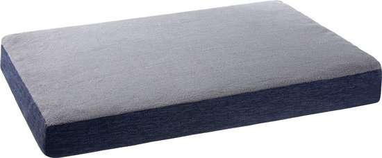 PETSTUFF Hondenkussen - Kattenkussen - Wasbaar - XS - 72 x 50 x 10 cm - Blauw