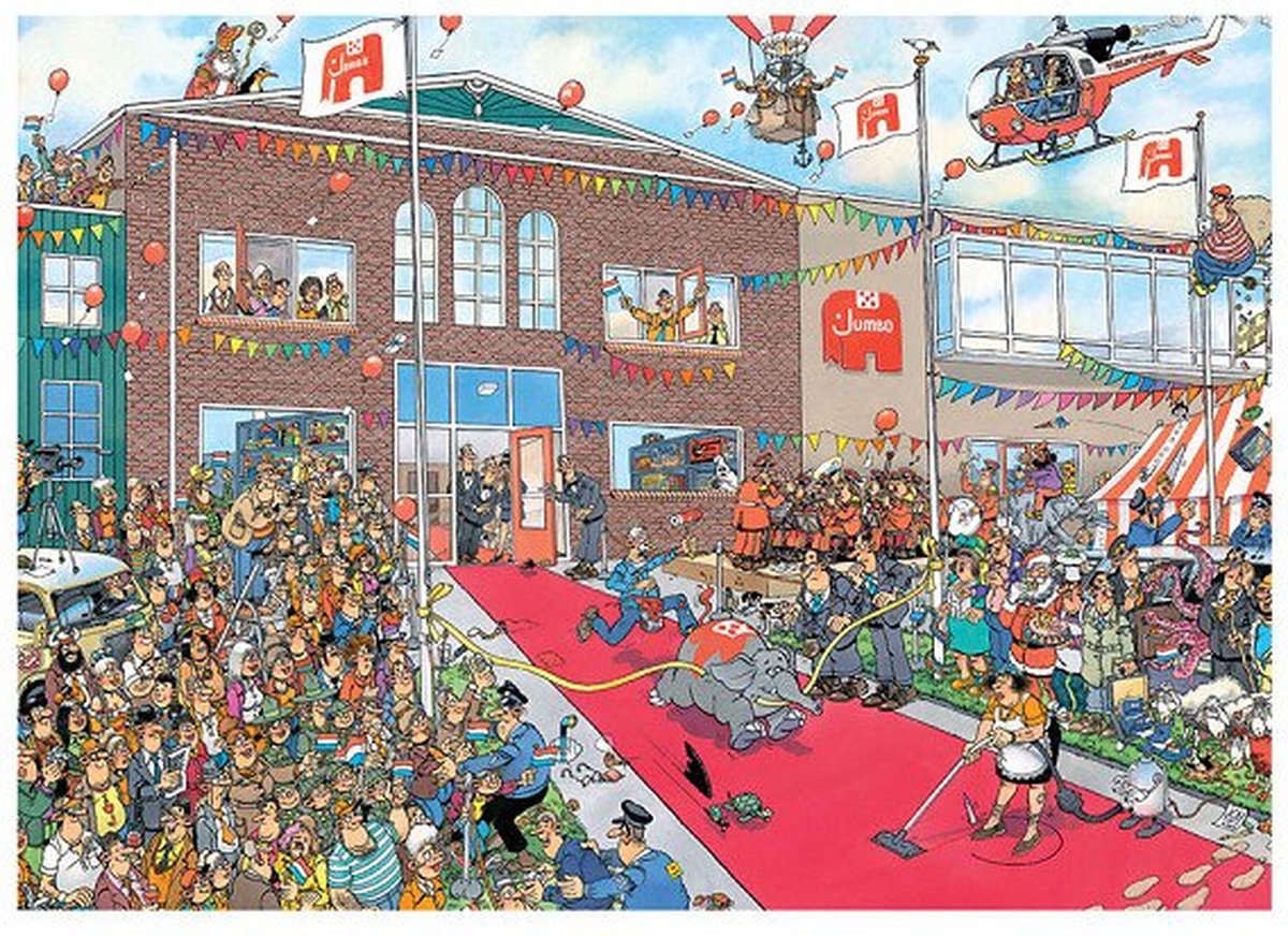 Jan van Haasteren - 170 Jaar Jumbo Jubileum - Puzzel - 1000 stukjes — afbeelding 8